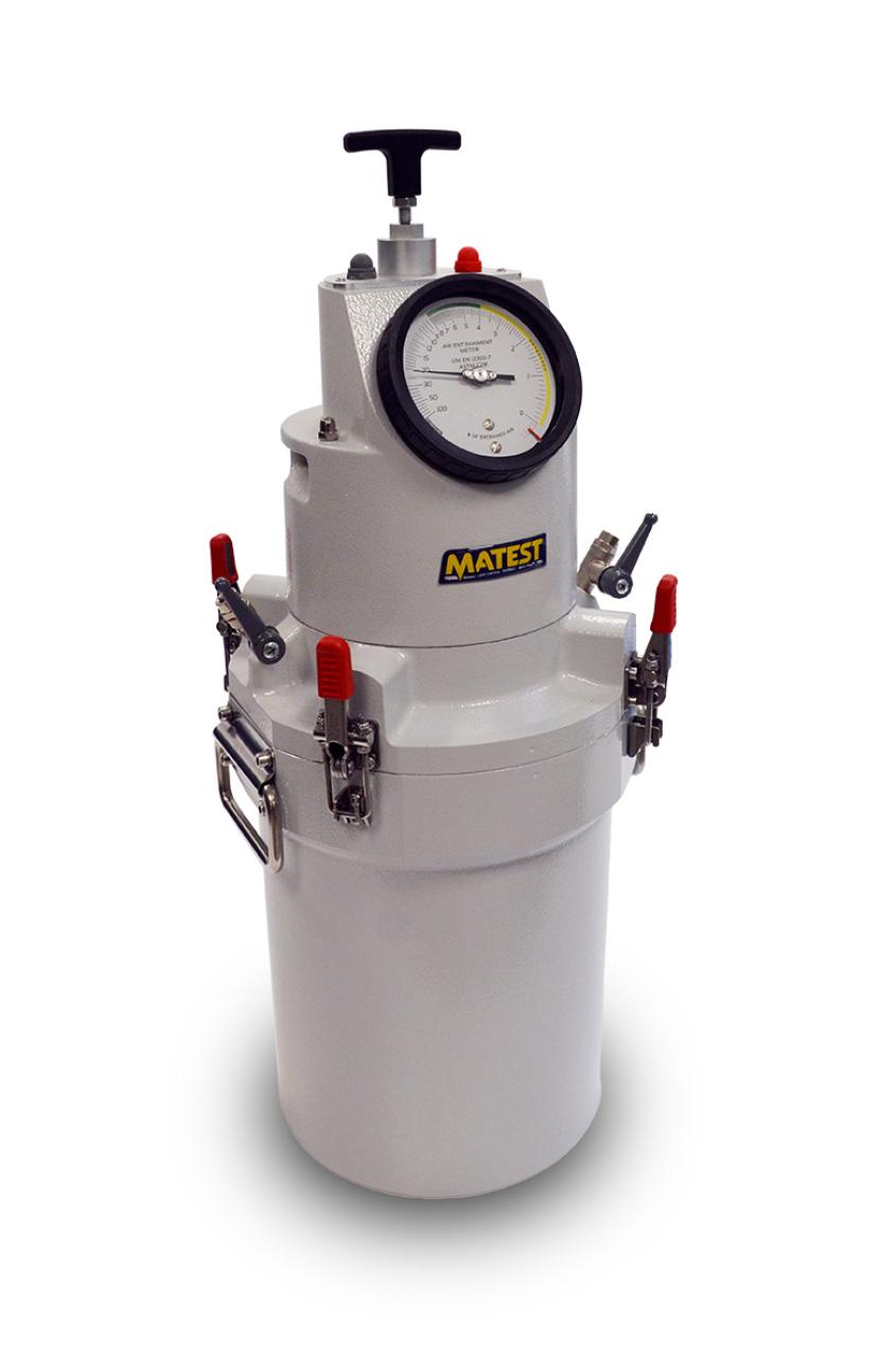 Air Entrainment Meter | Matest, 8 L Capacity, Hand-Operated