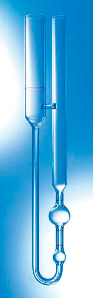 Size 8 Cannon Instrument 2,000 to 10,000 Centistokes Viscosity Range Cannon BS/IP/RF-8 U-Tube Reversed Flow Viscometer 