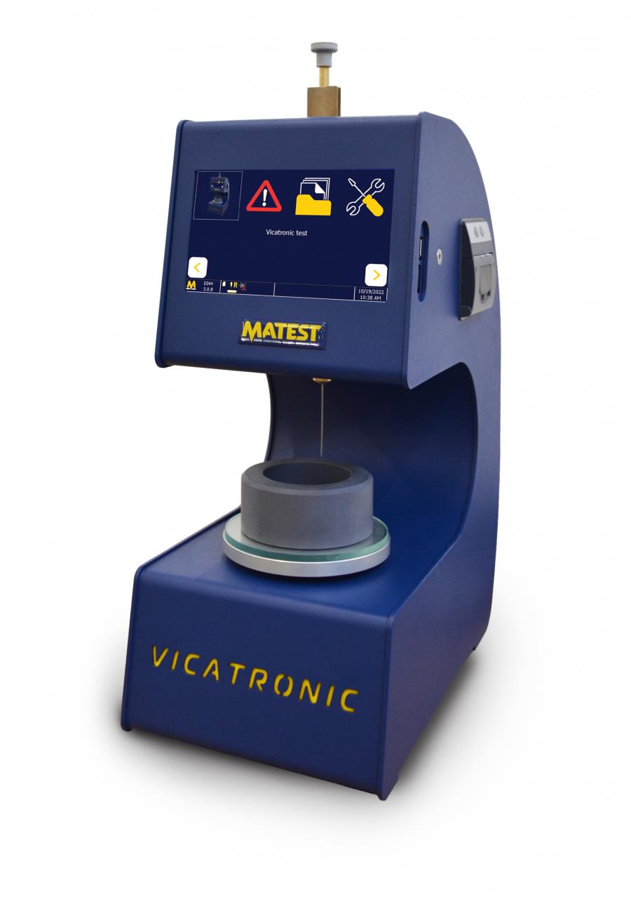Vicatronic - Vicat Automatico per il tempo di presa di cemento e malta