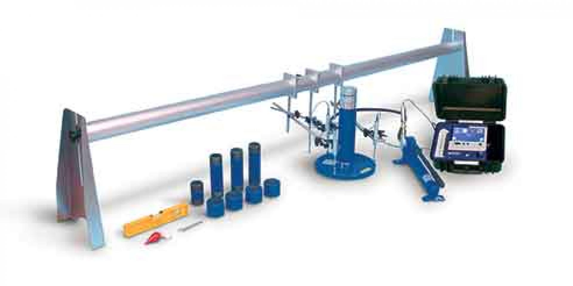 Digital 200 kN Plate Bearing Tester with 3 Transducers