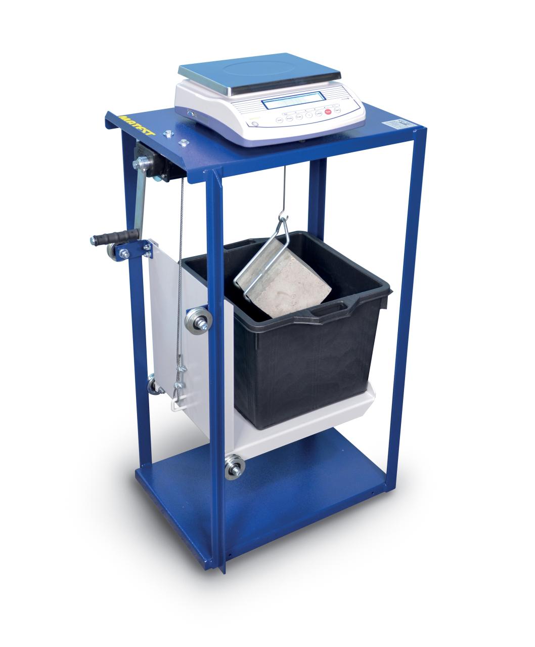 Cradle for holding concrete specimens